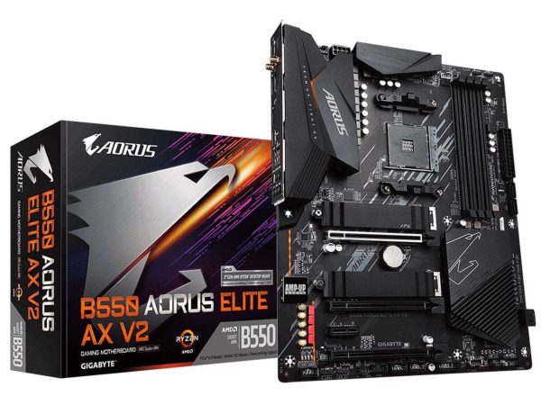 GIGABYTE B550 AORUS ELITE AX V2 AM4 AMD B550 ATX Motherboard